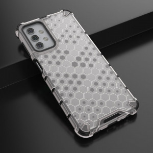 Гръб Honeycomb Armor със силиконов бъмпер - Samsung Galaxy A32 5G прозрачен - Img 4