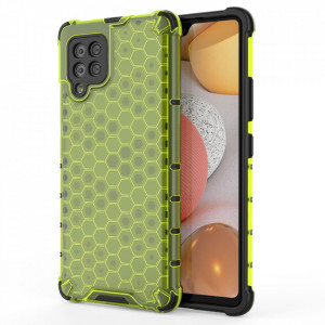 Гръб Honeycomb Armor със силиконов бъмпер - Samsung Galaxy A42 5G зелен - Img 1
