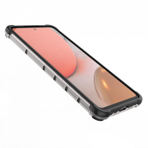 Гръб Honeycomb Armor със силиконов бъмпер - Samsung Galaxy A72 син - Img 10