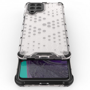 Гръб Honeycomb Armor със силиконов бъмпер - Samsung Galaxy M53 прозрачен - Img 12