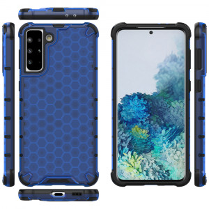 Гръб Honeycomb Armor със силиконов бъмпер - Samsung Galaxy S22+ син - Img 12