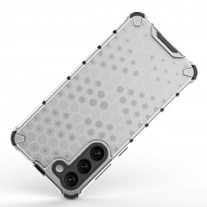 Гръб Honeycomb Armor със силиконов бъмпер - Samsung Galaxy S23+ син - Img 9