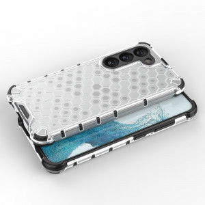 Гръб Honeycomb Armor със силиконов бъмпер - Samsung Galaxy S23 черен - Img 5