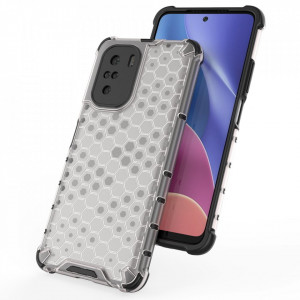 Гръб Honeycomb Armor със силиконов бъмпер - Xiaomi Mi 11i / Mi 11X / Poco F3 / Redmi K40 / K40 Pro / K40 Pro Plus зелен - Img 4