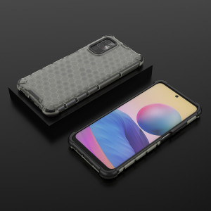 Гръб Honeycomb Armor със силиконов бъмпер - Xiaomi Poco M3 Pro / M3 Pro 5G / Redmi Note 10 5G черен - Img 13