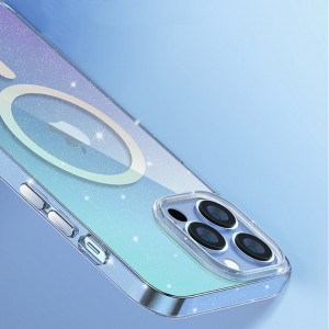 Гръб KINGXBAR PQY Elegant MagSafe - iPhone 13 Pro бял - Img 5