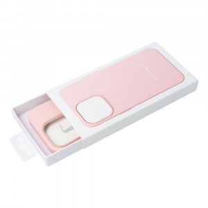 Гръб Leather Mag съвместим с MagSafe - iPhone 15 розов - Img 12