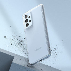 Гръб RINGKE Fusion със силиконов бъмпер - Samsung Galaxy A73 5G прозрачен - Img 5