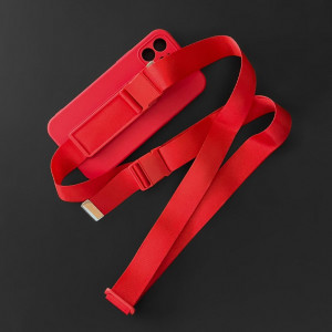Гръб Rope с каишка - Samsung Galaxy S22 Ultra розов - Img 14