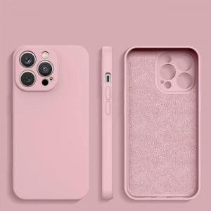 Гръб Silicone - iPhone 14 Plus розов - Img 2