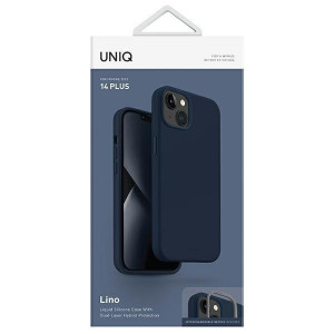 Гръб UNIQ Lino - iPhone 14 Plus морскосин - Img 7