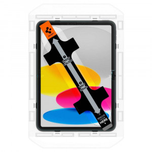 Закален стъклен протектор с инструмент за поставяне SPIGEN Glas Tr Ez Fit - iPad 10.9" 2022 прозрачен - Img 2