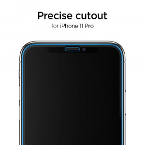Закален стъклен протектор SPIGEN Align Master FC с инструмент за поставяне - iPhone 11 Pro Max - Img 12