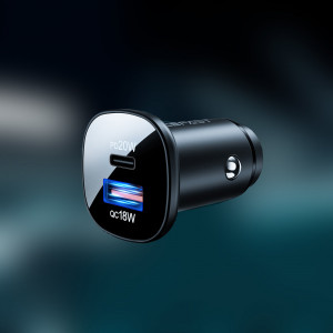 Зарядно за кола ACEFAST 38W USB Type A / 2x USB Type C PPS PD QC 3.0 AFC FCP (B1) черно - Img 16