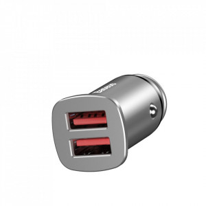 Зарядно за кола BASEUS Square 30W Universal Smart 2x USB Type A QC 3.0 SCP AF (CCALL-DS01) черно - Img 9