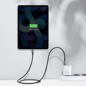 Зарядно за стена BASEUS 30W 3A 2x USB Type A / USB Type C PD QC (CCXJ-E02) бяло - Img 10