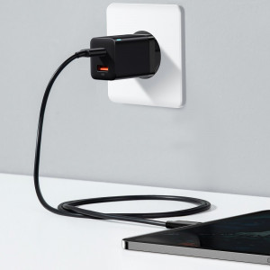 Зарядно за стена BASEUS Super Pro 30W USB Type A / USB Type C PD QC (CCSUPP-E01) черно - Img 10