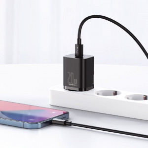 Зарядно за стена BASEUS Super Si 1C 20W USB Type C PD (CCSUP-B02) бяло - Img 15