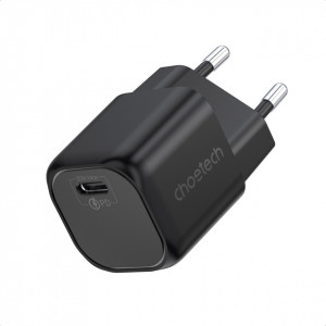 Зарядно за стена CHOETECH GaN 30W USB Type C PD (PD5007) черно - Img 1
