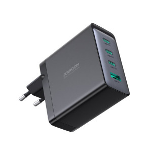 Зарядно за стена JOYROOM JR-TCG04EU GaN 100W USB Type A / 3x USB Type C + кабел USB Type C към USB Type C 100W черно - Img 2