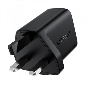 Зарядно за стена (UK стандарт) ACEFAST GaN 30WUSB Type C PPS PD Q3 3.0 AFC FCP (A24) бяло - Img 3