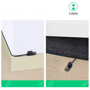 Интернет кабел UGREEN RJ45 cat.6A UTP 1000Mb/s 1m черен (70332) - Img 16