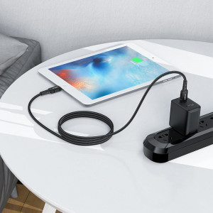 Кабел за зареждане и данни ACEFAST MFI USB Type C към Lightning 1.8m 30W 3A черен (C4-01 C черен) - Img 4