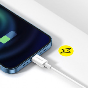 Кабел за зареждане и данни BASEUS Superior USB Type A към Lightning с бързо зареждане Data 2.4A 1m (CALYS-A09) червен - Img 12