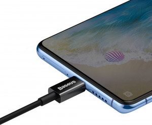 Кабел за зареждане и данни BASEUS Superior USB Type A micro USB с бързо зареждане 2A 1m черен (CAMYS-01) - Img 3