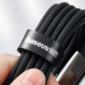 Кабел за зареждане и данни BASEUS Tungsten 3in1USB Type A към Lightning / USB Type C / micro USB 3.5A 1.5m (CAMLTWJ-01) черен - Img 13
