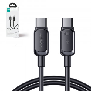 Кабел за зареждане и данни JOYROOM USB Type C към USB Type C 100W 1.2m S-CC100A14 черен - Img 3