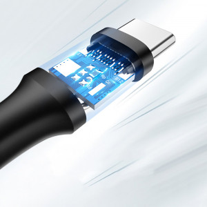 Кабел за зареждане и данни UGREEN USB Type A към USB Type C с бързо зареждане 3.0 3A 0.25m черен (US287 60114) - Img 8