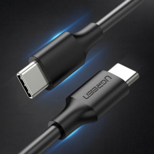 Кабел за зареждане и данни UGREEN USB Type C към USB Type C 3A 1m черен (US286) - Img 14