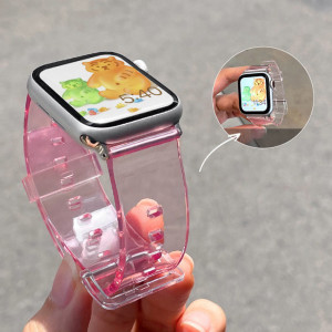 Каишка Light Strap - Apple Watch 44mm SE / 44mm Series 6 / 44mm Series 5 / 44mm Series 4 / 42mm Series 3 / 42mm Series 2 червен - Img 2