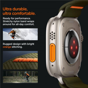 Каишка SPIGEN Fit Lite Ultra - Apple Watch 45mm Series 9 / 45mm Series 8 / 45mm Series 7 / 44mm SЕ (2nd gen) / 44mm SE / 44mm Series 6 / 44mm Series 5 / 44mm Series 4 каки - Img 13
