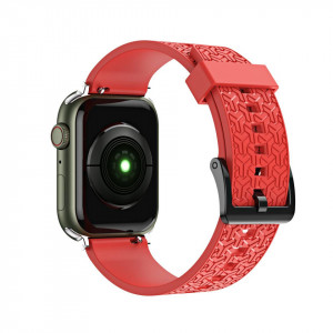 Каишка Y - Apple Watch 7 / SE (45 / 44 / 42mm) червен - Img 2