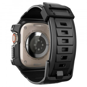 Калъф за корпус с каишка SPIGEN Rugged Armor Pro - Apple Watch Ultra 49mm / Ultra 2 49mm черен - Img 10
