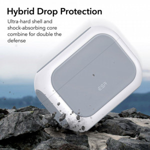 Калъф за слушалки ESR Orbit Halolock MagSafe - AirPods Pro 1 / 2 бял - Img 5