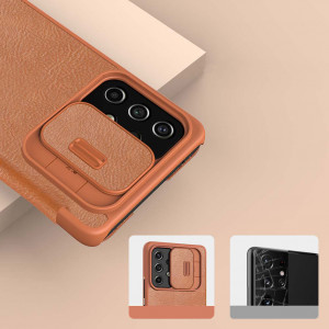 Калъф тип книга от еко кожа NILLKIN Qin - Samsung Galaxy A33 5G черен - Img 11