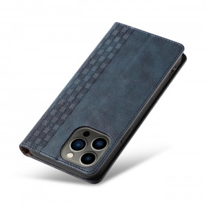 Калъф тип книга с връзка Magnet Strap - iPhone 14 Plus син - Img 12