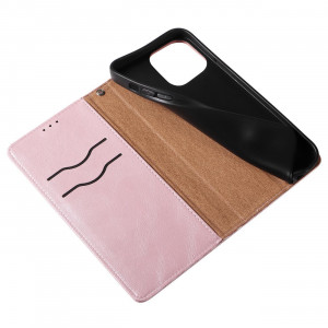 Калъф тип книга с връзка Magnet Strap - iPhone 14 Pro Max розов - Img 12