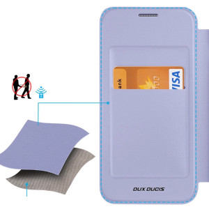 Калъф тип книга с прозрачен гръб и стойка DUX DUCIS Skin X Pro MagSafe - Samsung Galaxy S24 лилав - Img 13