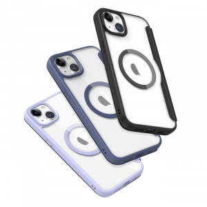 Калъф тип книга с прозрачен гръб DUX DUCIS Skin X Pro MagSafe - iPhone 15 Plus черен - Img 3