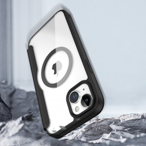 Калъф тип книга с прозрачен гръб DUX DUCIS Skin X Pro MagSafe - iPhone 15 Plus черен - Img 13