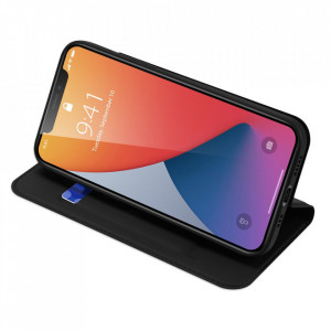 Калъф тип книга DUX DUCIS Skin Pro - iPhone 12 / 12 Pro черен - Img 4