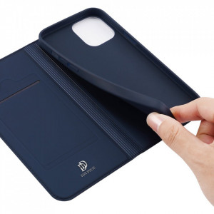 Калъф тип книга DUX DUCIS Skin Pro - iPhone 13 Pro син - Img 8