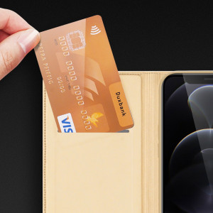 Калъф тип книга DUX DUCIS Skin Pro - iPhone 13 Pro син - Img 18