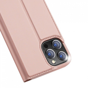 Калъф тип книга DUX DUCIS Skin Pro - iPhone 13 Pro Max розов - Img 3