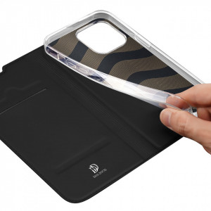 Калъф тип книга DUX DUCIS Skin Pro - iPhone 14 Pro черен - Img 7