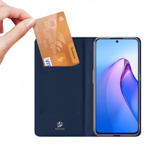 Калъф тип книга DUX DUCIS Skin Pro - OPPO Reno8 Pro син - Img 2